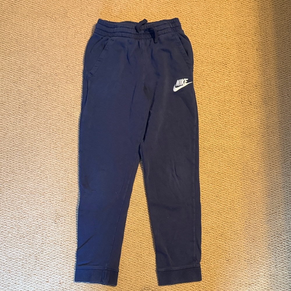 Nike Youth Navy Joggers, size large